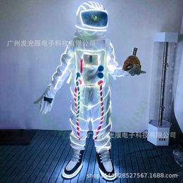 Led Light-emitting Astronaut Clothes Bar Ktv Wine Cosplay Stage Performance