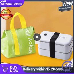 Dinnerware Double Layer Design Storage Bag Durable Container Cozy Lunch Box Household Products Anti-fouling And Waterproof Chopsticks