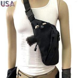 Storage Bags Men Women Sling Bag Chest Fanny Packs Cross Body Travel Sports Shoulder Backpack