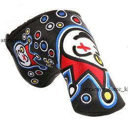 Other Golf Products PU Leather Golf Putter Cover Protect Golf Blade Headcover Golf Club Heads Accessorie 339