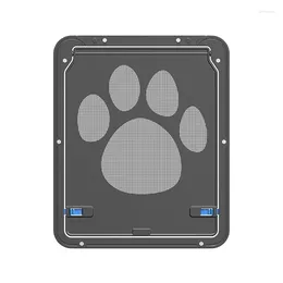 Cat Carriers Gate Opener Controlled Dog Door Flap Entry Electronic Screen Window Protector Wall Mosquito Net (Small)