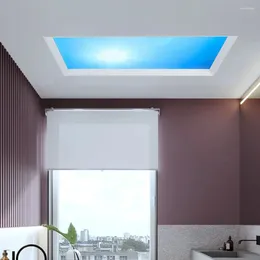 Ceiling Lights 220V Style Blue Sky Smart Lamp For Bathroom Living Room Kitchen Natural Lighting Indoor Decor Remote Control And App