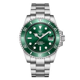 Green Water Ghost Men's Watch Swiss Mechanical Watch Fully Automatic Watch Men's Sports Machinery Waterproof Watch Diving