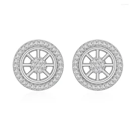 Stud Earrings Zhenchengda 2024 Winter Dream Catcher For Women S925 Pure Silver Micro Set With Full Diamond