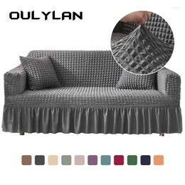 Chair Covers Oulylan All-inclusive Elastic Sofa Cover For Living Room Lazy Skirt With Dustproof Non-slip Slipcover