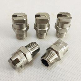 Sprayers ( 10 Pcs/lot ) 1/8" Ss304 Vee Jet Flat Fan Spray Nozzle, Industrial / Factory Cleaning, Dust Removal Nozzle