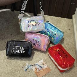 Shoulder Bags Small Women Laser Crossbody Bag Messenger PVC Jelly Tote Candy Colours Holographic