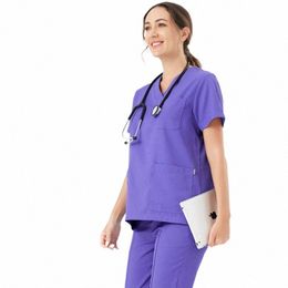 anno Cold Fabric Medical Scrubs Set Nursing Uniform Hospital Sanitary Nurse Suit Antibacteria Uniforms Antistatic Coveralls R6qt#