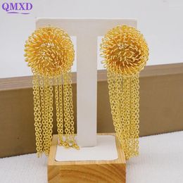 Dangle Earrings Fashion Gold Color Long Tassel For Women Copper Alloy Chain Geometric Drop Party Jewelry Gifts