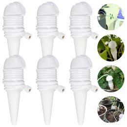 Sprinklers 6Pcs Self Watering Spikes Automatic Drip Irrigation Watering Stakes with 59in WaterAbsorption Tube for Flower Potted Plant