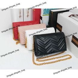 Fashion brand Bags Women's Handbag Shoulder Bag New leather Wave Pattern clamshell wallet Classic versatile luxury chain crossbody bag