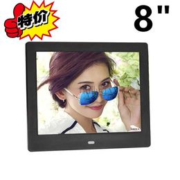 Digital Photo Frames factory Good Gift 8 inch Digital Photo Frame LED Backlight HD 800*600 Screen Electronic Album Picture Music Video moive 24329