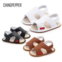 Sandals Brand Infant Boy Sandals for Girl Summer Shoes Newborn Bebes Soft Rubber Sole Footwear 1 Year Toddler Trainers Baby Item Gifts 240329