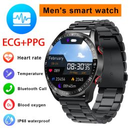 ECG+PPG Bluetooth Call Smart watch for men Full Touch Sport Men's watches Health GPS Fitness Tracker Men Smartwatch For Android