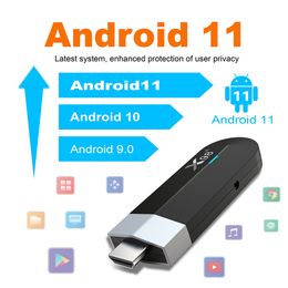X98 S500 Amlogic S905Y4 TV Stick Android 11 TV Box AV1 Quad Core 4K Dual Wifi BT Android 11.0 Media Player Update From X96S