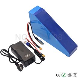 48v 18650 Triangle eBike Battery 48V 40Ah 42AH 45AH 50AH Electric bike lithium battery For 500W 1000W 2000W scooter motorcycle.