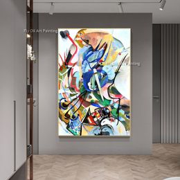 Large Size Graffiti Canvas Painting Wall Art Abstract Oil Painting Hand Painted On Canvas Ready To Hang Frameless Abstract Wall Art For Living Room Bedroom Home Decor