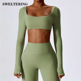 Lu Align Seamless Women's T-Shirt Women Sport Tops Long Sleeve Workout Slim T Shirts Athletic Running Gym Push-up Running Fitness Yoga Tops Lemon Sports 2024