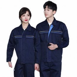 autumn Winter Work Clothing Wear Resistant Lg Sleeves Working Uniforms Factory Workshop Worker Coveralls Repairman Labor Suit S8Nu#