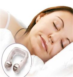 Anti Snore Nose Clip Snoring Cessation Silicone Magnetic Sleeping Aid Apnea Guard Night Device with Case8346348