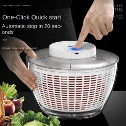 Tools Vegetable Dehydrator Electric Quick Cleaning Dryer Fruit and Vegetable Dry and Wet Separation Draining Salad Spinner Home Gadget