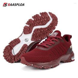 Casual Shoes 2024 Baasploa Women Sport Spring Breathable Mesh Running Non-Slip Outdoor Lightweight Training Sneakers