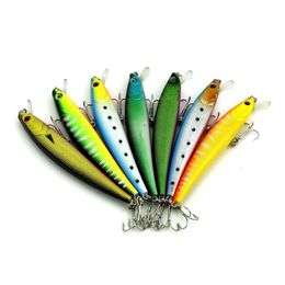 Baits Lures Hengjia High Quality 70Pcs Minnow Plastic Hard Fishing Mixed Tackle 11Cm 10.2G 6Hooks Mi069 Drop Delivery Sports Outdoors Otttg