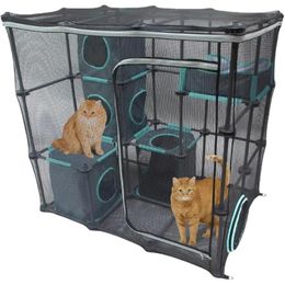 Cat Carriers Indoor And Outdoor Mega Kit Furniture Sleeper Kennel