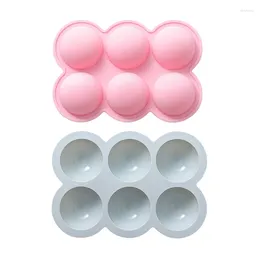 Baking Moulds DIY Silicone Mould Semicircle 3D Cake Mold Craft Decorating Tools