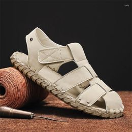 Sandals Sewing Thread Men's Trendy All-match Mens Casual Outdoor Sandal Half Pack Summer Shoesand Hiking Shoes