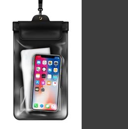 hot high quality universal waterproof touch screen cellphonr bag underwater diving swimming floating mobile phone pouch