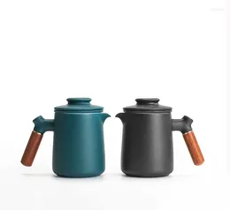 Teaware Sets LUWU Ceramic Teapots With 4 Cups Portable Travel Tea Case