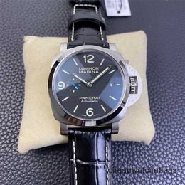 Watch Swiss Made Panerai Sports Watches PANERAISS Submersible Watch Pam1312 Sapphire Mirror Swiss Automatic Movement Size 44mm Imported Cowhide Strap