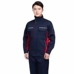 workshop Uniform Men's autumn and winter Defence Cold Coat Work Wear Warehouse Factory Mechanic Auto Repairman Working Clothing 91v9#