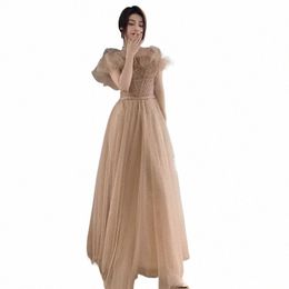 bridesmaid Dr for Women Wedding Party Gown Solid Appliques Lg Skirt Elegant Ladies Banquet Women's Prom Dres Vestidos m0RH#