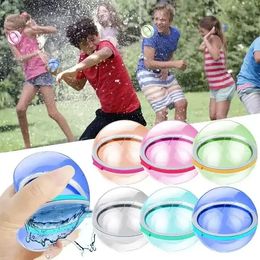 Party Silicone Filled Games Water Summer Favour Magnetic Outdoor Lake Soft Beach Toys Fight Balls Sport Reusable Balloon F0714 Kvhii