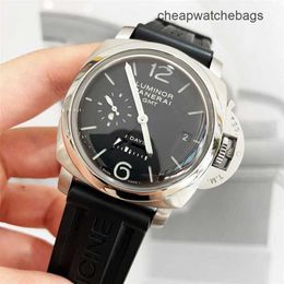 Panerai Automatic Watches Swiss Movment Watch Waterproof Full Stainless steell Series Watch Men's 44mm Black Plate Eight Day Dynamic Pam00233