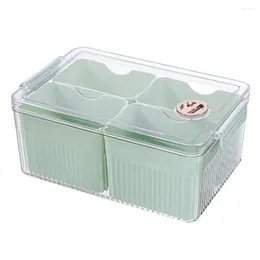 Storage Bottles Bpa-free Food Container Fruit Capacity Refrigerator Box With Detachable Bins Organize Fruits