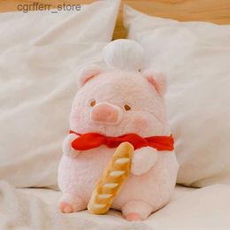 Stuffed Plush Animals Canned Pig Lulu Classic Series Peripheral Chef Plush Toys Cute and Exquisite Pillow Plush Doll240327