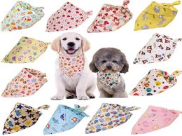 Dog Bandana Soft and Breathable Dog Triangle Scarfs with Cooling Cute Patterns for for Pet Puppy Boys Girls4684286