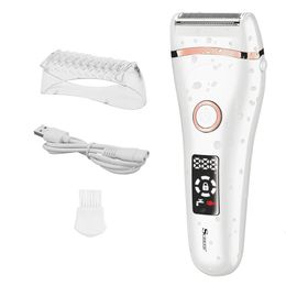 Surker Electric Epilator Rechargeable Hair Remover Women Shaver Bikini Trimmer For Leg Arm Wet And Dry SK51 240320