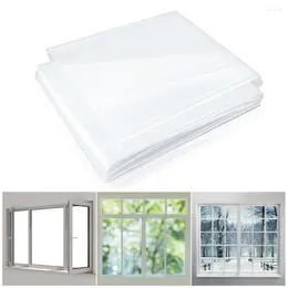 Window Stickers Thickened Pe Film Waterproof Insulation Kit With Adhesive Straps For Tear-resistant Windows