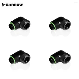 Computer Coolings Barrow TWT90KND Hard Tube Fitting With 90 Degree Rotary G1/4" Rotatable Adapter For OD12mm / OD14mm