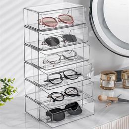 Decorative Plates Drawer Storage Box Travel Eyeglass Organizer Sunglass Display Case Holder Sunglasses For