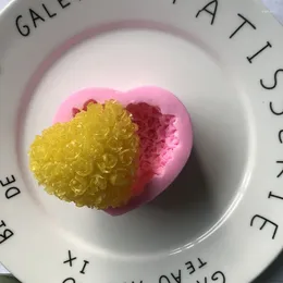 Baking Moulds Love Rose Silicone Mold Flip Sugar Cake DIY Tool XGY-4