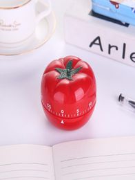 Creative Mechanical Cooking timer ABS Tomato Shape Timers For Home Kitchen 60 Minutes Alarm Countdown Tool2604325