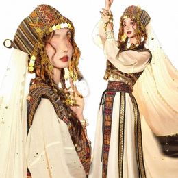 new Dali Ancient Natial Clothing Ethnic Style Western Phoenix City Persal Travel Photography Super Fairy Exotic 77DP#