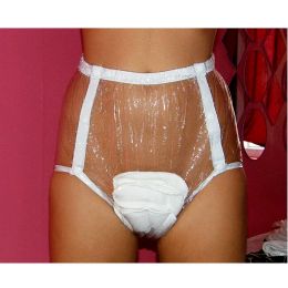 Diapers Free Shipping FUUBUU2203Transparent XL1PCS Waterproof pants/Adult Diaper/incontinence pants /Pocket diapers