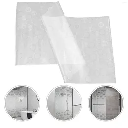 Window Stickers Bathroom Privacy Film Glass Clings Heat Blocking Door Static Cling