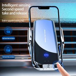 Car Wireless Charger Magnetic Fast Charging Station Air Vent Stand Car Phone Holder Mount For iPhone 15 14 13 12 Samsung Xiaomi LXL37
